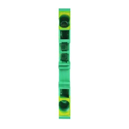 10 pcs - RS PRO Green/Yellow DIN Rail Terminal Block, 2.5mm²