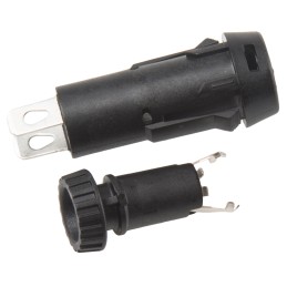 5 pcs - Schurter 16A Panel Mount Fuse Holder for 5 x 20mm Fuse, 1P, 250V ac