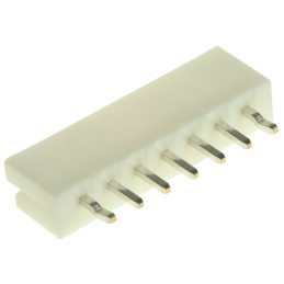 10 pcs - JST EH Series Straight Through Hole PCB Header, 7 Contact(s), 2.5mm Pitch, 1 Row(s), Shrouded