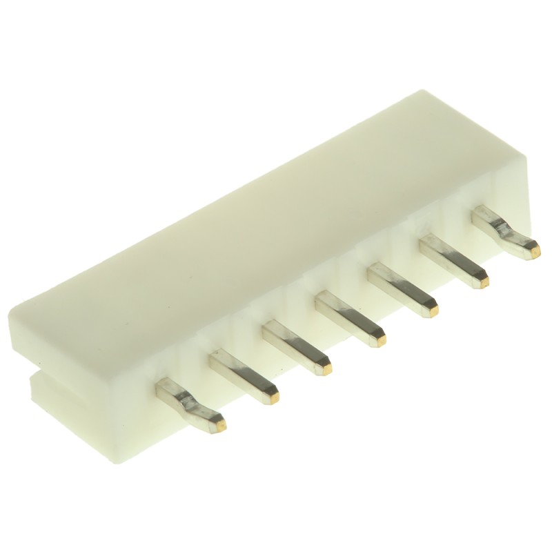 10 pcs - JST EH Series Straight Through Hole PCB Header, 7 Contact(s), 2.5mm Pitch, 1 Row(s), Shrouded