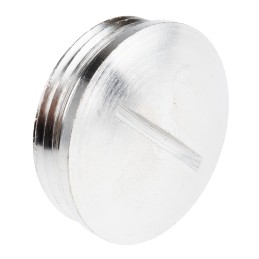 5 pcs - Lapp Blanking Plug, PG21, Nickel Plated Brass, 30mm Diameter, Threaded