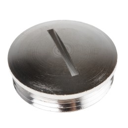 5 pcs - Lapp Blanking Plug, PG21, Nickel Plated Brass, 30mm Diameter, Threaded