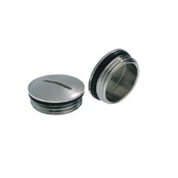 5 pcs - Lapp Blanking Plug, PG21, Nickel Plated Brass, 30mm Diameter, Threaded