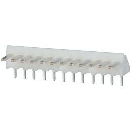 10 pcs - JST NH Series Right Angle Through Hole Pin Header, 12 Contact(s), 2.5mm Pitch, 1 Row(s), Unshrouded