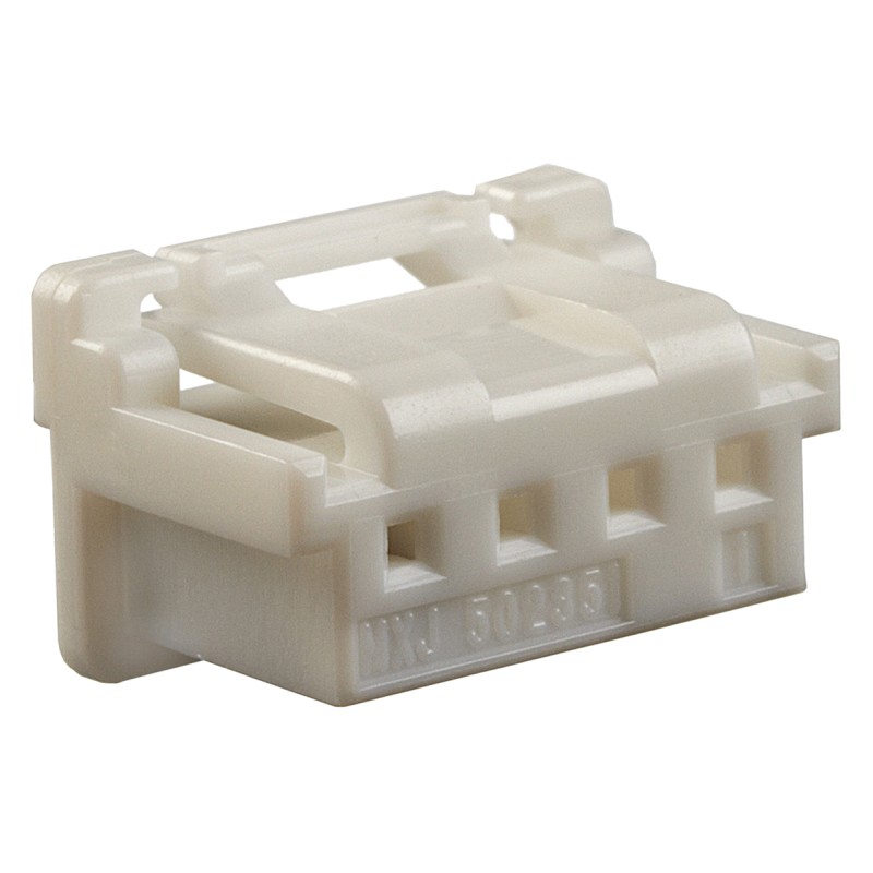 10 pcs - Molex, DuraClik Female Connector Housing, 2mm Pitch, 4 Way, 1 Row