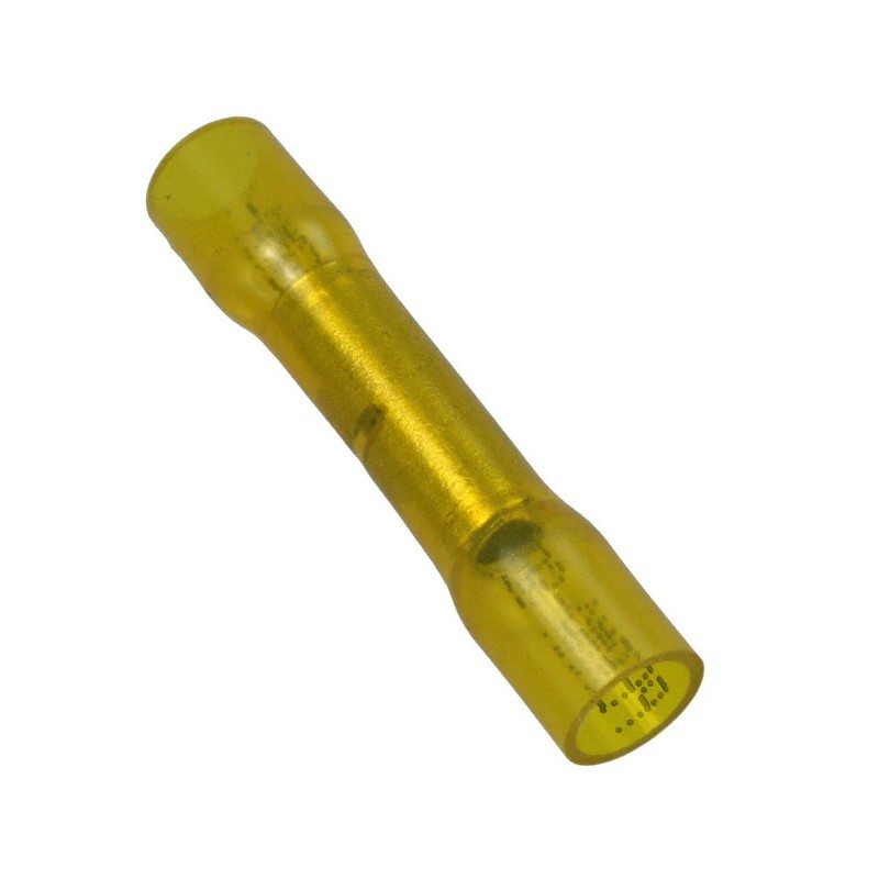 500 pcs - Molex Butt Splice Crimp Butt Splice Terminal, Insulated 10 AWG, 12 AWG