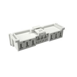 10 pcs - Amphenol Communications Solutions Receptacle Crimp Connector Housing, 1mm Pitch, 6, 7 Way