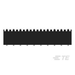 500 pcs - TE Connectivity AMPMODU Series Straight Through Hole Mount PCB Socket, 10-Contact, 1-Row, 2mm Pitch, Solder Terminatio