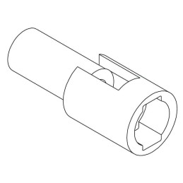 10 pcs - Molex, STANDARD .062' Male Connector Housing, 1.57mm Pitch, 1 Way, 1 Row