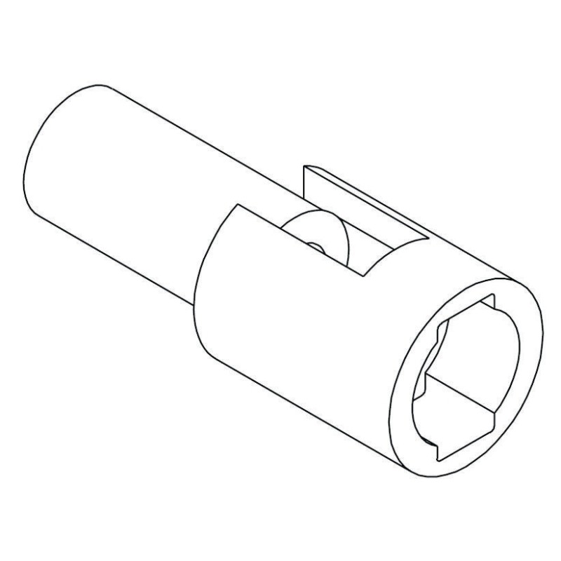 10 pcs - Molex, STANDARD .062' Male Connector Housing, 1.57mm Pitch, 1 Way, 1 Row