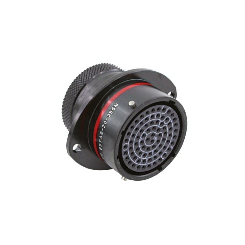 1 pcs - Souriau Circular Connector, 79 Contacts, Panel Mount, Socket, Female, IP67, 8STA Series