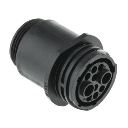 1 pcs - TE Connectivity Circular Connector, 10 Contacts, Cable Mount, Socket, Female, CPC Series 6 Series