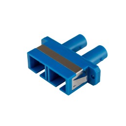 1 pcs - RS PRO ST to SC Single Mode Duplex Fibre Optic Adapter, 0.1dB Insertion Loss