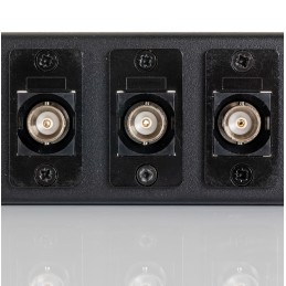 1 pcs - BNC 16 Port Loaded Rack Patch Panel, 1U Rack Height