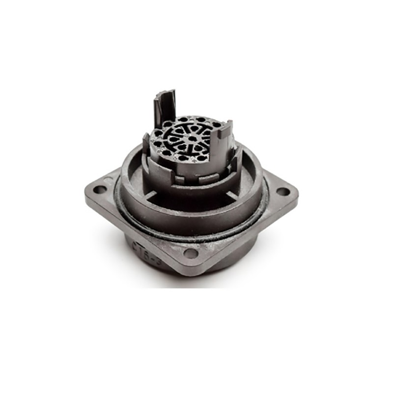 1 pcs - Amphenol Circular Connector, 20 Contacts, Panel Mount, Socket, Female, IP65, C 16-3 Series