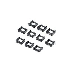 1 pcs : MIKROE-5209 - Sockets & Adapters SOCKET mikroBUS 16 TH Black (10pcs)