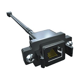 1 pcs - Samtec RPCE Series Female RJ45 Connector, Panel Mount, Cat3, Cat5, Cat5e