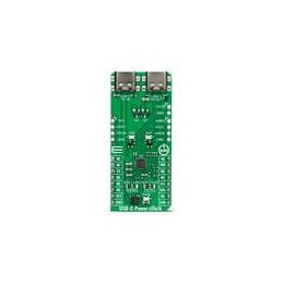 1 pcs : MIKROE-5682 - Interface Development Tools USB-C Power Click, TPS25750SRSMR