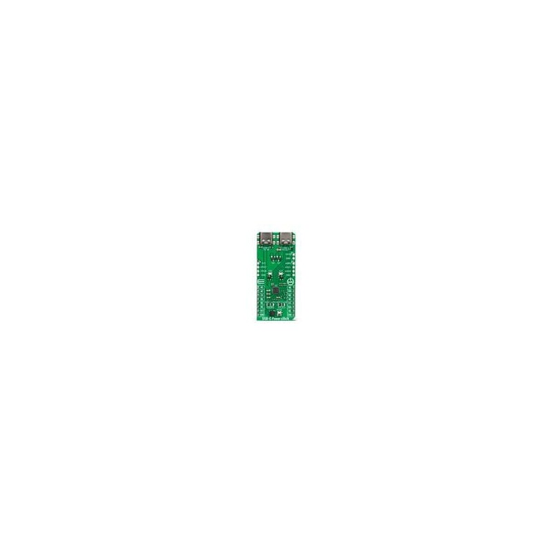 1 pcs : MIKROE-5682 - Interface Development Tools USB-C Power Click, TPS25750SRSMR