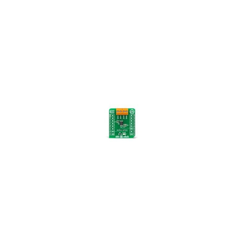 1 pcs : MIKROE-4966 - Data Conversion IC Development Tools ADC 17 Click