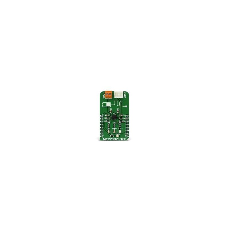 1 pcs : MIKROE-2858 - Power Management IC Development Tools MCP73871 click