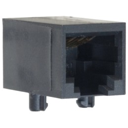 1 pcs - Bel-Stewart SS-64 Series Female RJ11 Connector, Through Hole, Cat4, UTP Shield