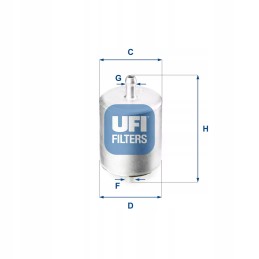 Ufi 31 760 00 fuel filter