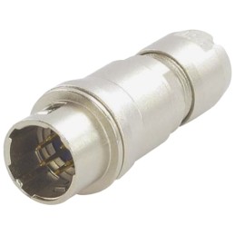1 pcs - Hirose Circular Connector, 6 Contacts, Cable Mount, Miniature Connector, Socket, Male, HR10 Series