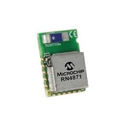1 pcs : RN4871-I/RM140 - Bluetooth Modules - 802.15.1 Bluetooth Low Energy Module, Shielded, Antenna, ASCII Interface, 9x11.5mm