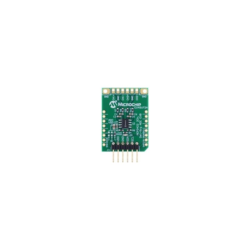 1 pcs : EV45V72A - Data Conversion IC Development Tools MCP3422 2Ch Del-Sig ADC Evaluation Board
