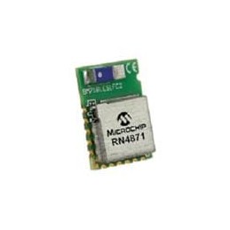 1 pcs : RN4871-I/RM130 - Bluetooth Modules - 802.15.1 Bluetooth Low Energy Module, Shielded, Antenna, ASCII Interface, 9x11.5mm