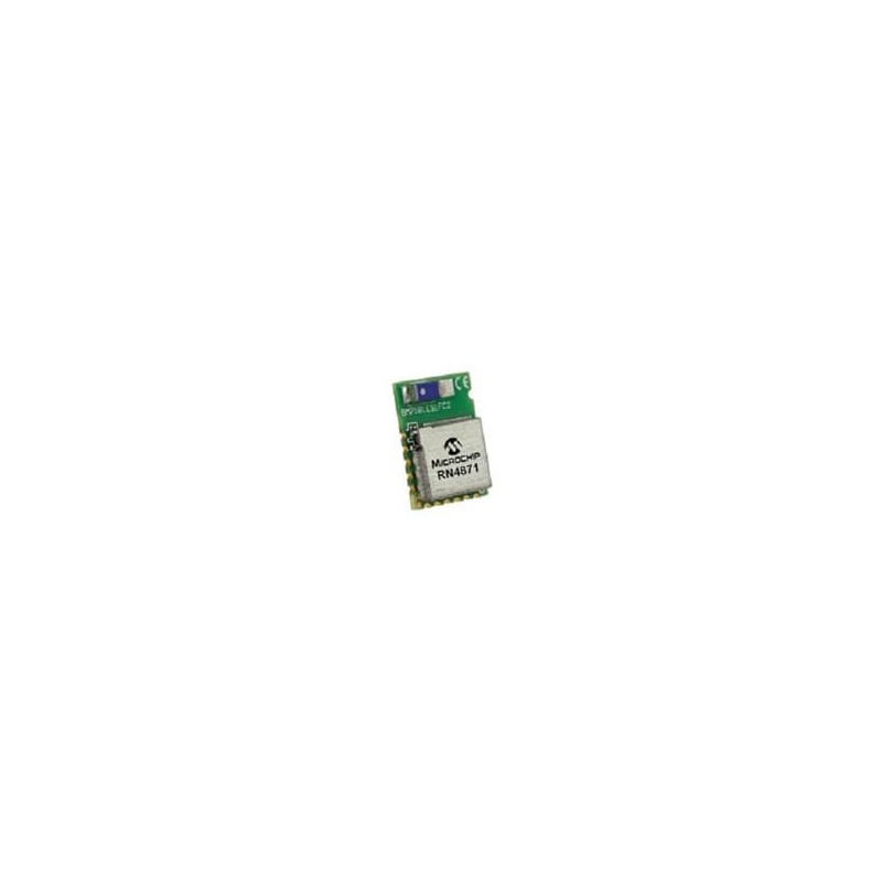 1 pcs : RN4871-I/RM130 - Bluetooth Modules - 802.15.1 Bluetooth Low Energy Module, Shielded, Antenna, ASCII Interface, 9x11.5mm