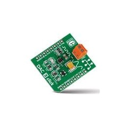 1 pcs : MIKROE-2038 - Data Conversion IC Development Tools DAC 3 click