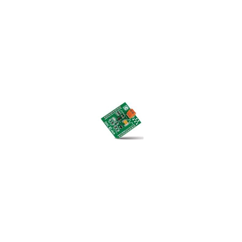 1 pcs : MIKROE-2038 - Data Conversion IC Development Tools DAC 3 click