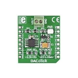 1 pcs : MIKROE-950 - Data Conversion IC Development Tools DAC click MIKROBUS VERSION