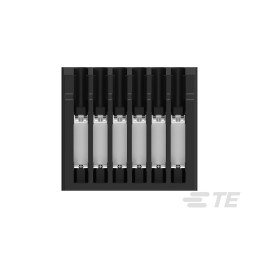5 pcs - TE Connectivity MICRO CT Series Straight Cable Mount, IDC PCB Socket, 6-Contact, 1-Row, 1.2mm Pitch, IDC Termination