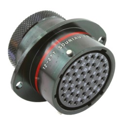 1 pcs - Souriau Circular Connector, 41 Contacts, Panel Mount, Socket, Female, IP67, 8STA Series