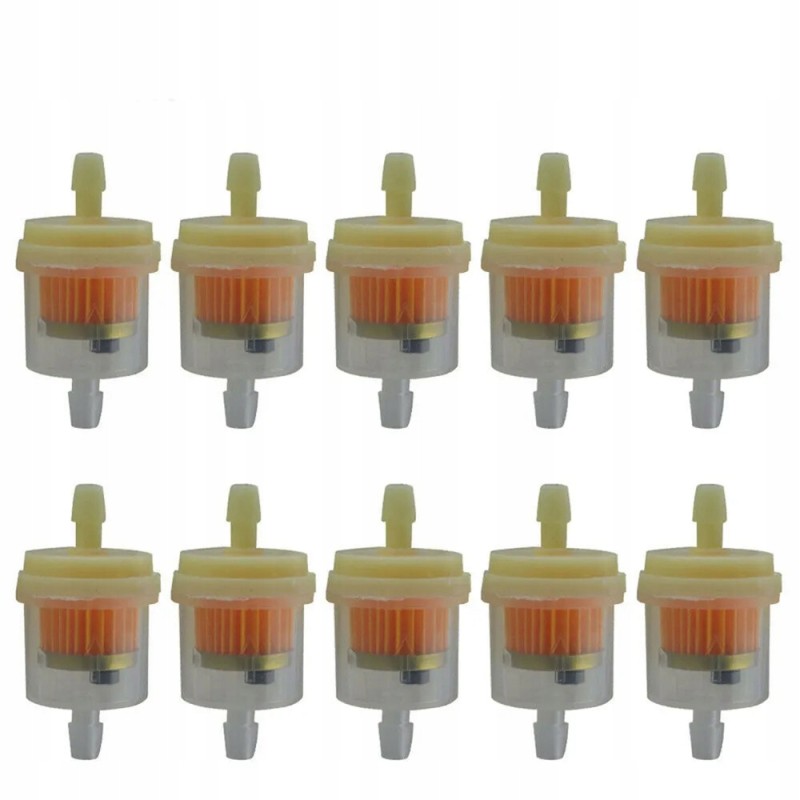 10 x directional fuel filter motorcycle moped scooter quad 6 mm paper