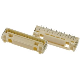 10 pcs - Molex CLIK-Mate Series Right Angle Surface Mount PCB Socket, 14-Contact, 1-Row, 1.25mm Pitch, Solder Termination