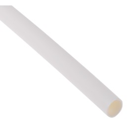 1 Bag of 1 - RS PRO Halogen Free Heat Shrink Tubing, White 4.8mm Sleeve Dia. x 1.2m Length 2:1 Ratio