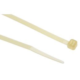 1 Bag of 100 - RS PRO Cable Tie, Heat Stabilised, 292mm x 3.6 mm, Natural Nylon, Pk-100