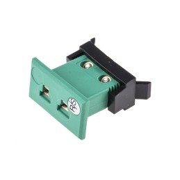 1 pcs - RS PRO Fascia Thermocouple Connector for Use with Type R/S Thermocouple, Miniature Size, ANSI Standard