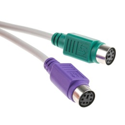 1 pcs - RS PRO Male USB A to Female PS/2 x 2 KVM Mixed Cable Assembly