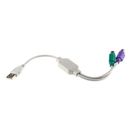 1 pcs - RS PRO Male USB A to Female PS/2 x 2 KVM Mixed Cable Assembly