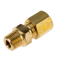 1 pcs - RS PRO In-Line Thermocouple Compression Fitting for Use with Thermocouple, 1/8 BSPT, 6mm Probe, RoHS Compliant Standard