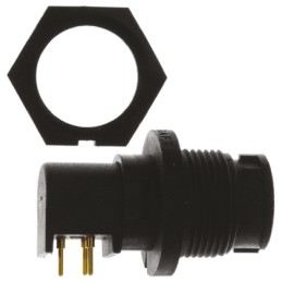 1 pcs - Switchcraft Circular Connector, 3 Contacts, Panel Mount, Plug, Female, IP68, IP69K, EN3 Series