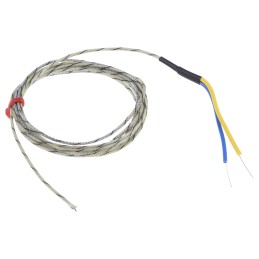 1 pcs - RS PRO Type J Thermocouple 2m Length, 1/0.3mm Diameter - +400°C