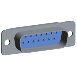 1 pcs - TE Connectivity Amplimite 109 15 Way Cable Mount D-sub Connector Plug