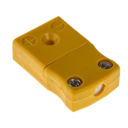 1 pcs - RS PRO In-Line Thermocouple Connector for Use with Type K Thermocouple, Miniature Size, BS Standard