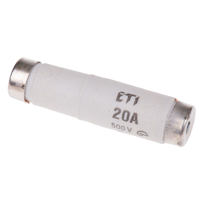 5 pcs - ETI 20A DI Diazed Fuse, E16 Thread Size, gG - gL, 500V ac